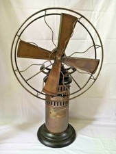 Working Steam engine Operated Fan Antique Kerosene oil Working Collectibles Fan picture