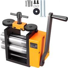 75 Mm Jewelry Rolling Mill, 3-In-1 Multi-Function Rolling Machine, 1:2 Gear Rati picture