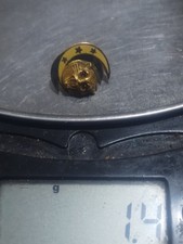  Dramatic Order of the Knights of Pythias Tiger Face not Scrap GOLD Ruby Eyes picture