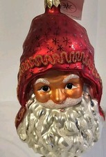 Vintage 1997 Christopher Radko Jolly Elf Santa  Christmas Ornament  picture