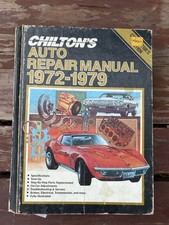 Chilton's Auto Repair Manual 1972-1979 Collector's Edition (Hardcover) picture
