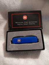 Wenger Blue Swiss Army Knife With Akzo Nobel Logo ( New With Box) picture