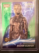 2025 Topps Chrome Marvel Studios Silver Surfer Shalla-Bal #198 /199 Debut picture