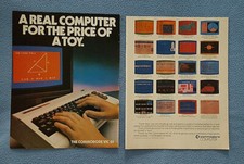 Vintage 1982 Commodore VIC 20 PC computer & games Print Ad picture