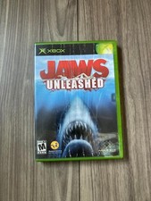 North American version Overseas version XBOX JAWS Unleashed Jaws picture