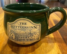 Deneen Pottery Mug The Settlers Inn At Bingham Park, Hawley, Pennsylvania, NWB picture