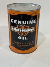 Vintage Harley Davidson Full Oil Can picture