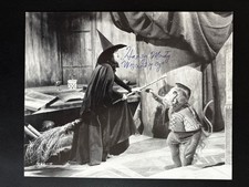 Harry Monty Signed 8x10 Photo WIZARD OF OZ WWW Winged Monkey Autograph  picture