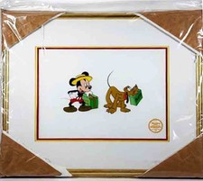 Disney Mr. Mouse Takes a Trip Framed Sericel, Limited Edition w/Certificate picture