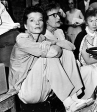Katharine Hepburn With Her Dramatic Coach Constance Collier 1954 OLD PHOTO picture