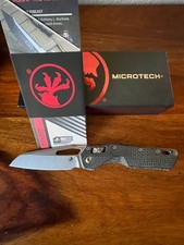 Microtech MSI S/E Bohler M390MK Ram-Lok Custom Micarta Scales picture