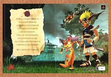 2002 Jak And Daxter Precursor Legacy PS2 Original Advertisement / Retro Promo v1 picture