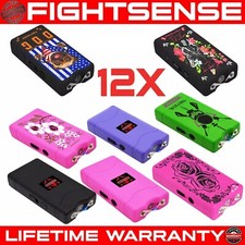 FIGHTSENSE(12) WholeSale  Heavy Duty Rechargable StunGun with LED Flashlight New picture