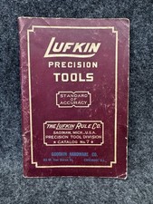 Original Vintage The LUFKIN Rule Co. Precision Tool Catalog No 7 Machinist 1940s picture