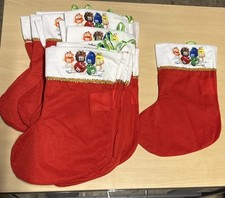 M & M’s Character Red 12” Christmas Stockings/ Goodie Bags VTG 2013 (lot of 20) picture