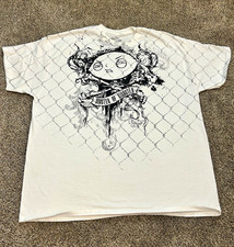 Vintage Family Guy Stewie Griffin Master of Disaster T-Shirt White 2XL (2009) picture
