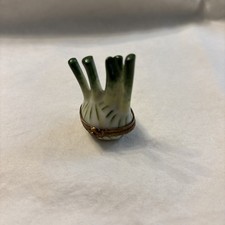 Limoges France Trinket  Box  Vegetable Fennel picture