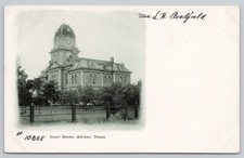 Abilene Texas Taylor County Court House Mrs LH Bradfield c1905 Postcard picture