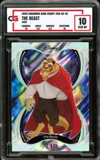 2025 Kakawow Aura Disney #42 AURA PRIZM REFRACTOR Beauty and the Beast CG 10 GEM picture