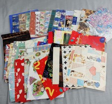 Lot of Vintage Wrapping Paper Sheets Retro 1980s 90s Gift Wrap Birthday 40+ picture