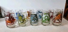 Vintage 1976 RARE COMPLETE SET Arby's Promo Glass Beverly KMA Astrology Zodiac picture