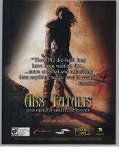 Arx Fatalis Vintage Magazine Ad 2003 Xbox RPG Retro Gaming Full Page Print picture