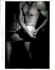 LD418 1986 Original Photo ATHLETE USING PERFORMANCE ENHANCING DRUGS STEROIDS picture