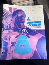 Atari AIRBORNE AVENGER Manual - good used original picture