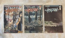 THE AMAZON #1-#3 SET (VF/NM) HIGH GRADE COPPER AGE COMICO COMICS picture