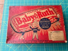 vintage 1930s Curtiss BABY RUTH Candy Bar Display Box 5 cent Dextrose For NRG picture
