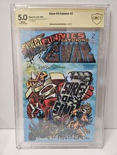 CBCS Slave Pit Funnies #2 Feat Gwar Signed x4 Sleazy Martini Technodestructo Sly picture