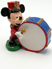Vintage 1990s Mickey Mouse with Drum salt and pepper shakers picture