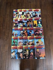 Terry and the Pirates Comic Strip Lot Brittain 1946 Milton Caniff Issue 1-25; GR picture