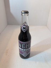 12 oz Nehi Grape Glass Soda Bottle Sealed with Original Cap Vintage 1990-2000 picture