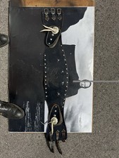 Vintage Buco kidney Belt Antique Harley Panhead Leather picture
