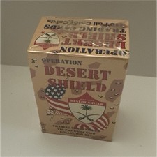 Pacific Operation Desert Shield Collector Set Trading Cards Box 110 Cards 1991 picture