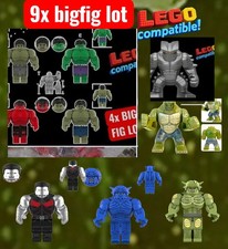New 9x Lot Red Hulk COLOSSUS A-BOMB Marvel Custom Big Figures figure Bigfig DC picture