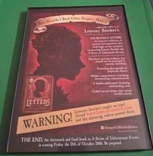 Lemony Snicket's Letters Vintage Promo Framed 2006 Print Ad 8.5X11 picture