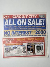 Circuit City 1998 Sony PlayStation JVC Panasonic Electronics Newspaper Insert picture