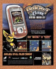 2004 Ratchet Deadlocked Going Mobile Original Advertisement / Retro Promo v1 picture