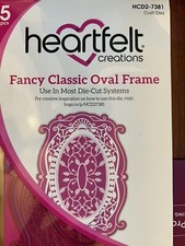 HEARTFELT CREATIONS FANCY CLASSIC OVAL FRAME HCD2-7381 picture