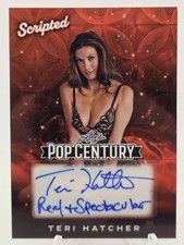 2026 Leaf Metal Pop Century Scripted Teri Hatcher Auto 1/1 Seinfeld Spectacular picture