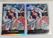 Ms. All Sunday SR x2 OP14-084 One Piece TCG Color: Black Baroque Works English picture
