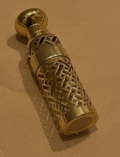 GUERLAIN Paris L'Heure Bleu Perfume Gold Filigree Refill Bottle picture