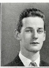 LAWRENCE FERLINGHETTI High School Yearbook  SENIOR Year POET picture