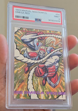 1993 SKYBOX MARVEL MASTERPIECES OMEGA RED #54 VILLAIN TRADING CARD PSA 9 MINT picture