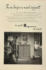 1948 Magnavox Print Ad Radio Phonograph Berkeley New Horizons Musical Enjoyment picture
