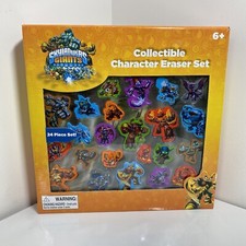 Skylanders Giants Collectible Character Eraser Set 24 Piece New Sealed 2012 picture