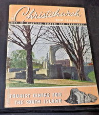 Vintage 1930's 1940's Christchurch - NEW ZEALAND Scenic Travel Book picture