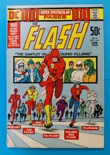 THE FLASH #214 (DC Comics 1972) 100-Page Super Spectacular Wrap Around Cover picture